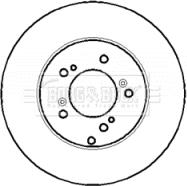 Borg & Beck BBD4399 - Тормозной диск unicars.by