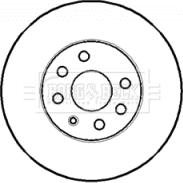 Borg & Beck BBD4393 - Тормозной диск unicars.by