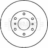 Borg & Beck BBD4357 - Тормозной диск unicars.by