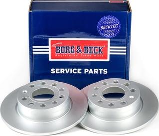 Borg & Beck BBD4382 - Тормозной диск unicars.by