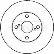 Borg & Beck BBD4379 - Тормозной диск unicars.by