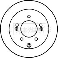 Borg & Beck BBD4795 - Тормозной диск unicars.by