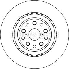 BENDIX 521265 - Тормозной диск unicars.by