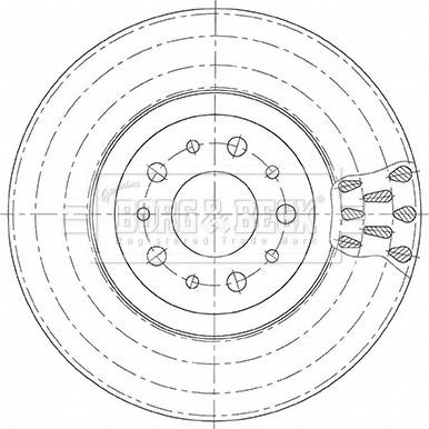 Borg & Beck BBD5492 - Тормозной диск unicars.by