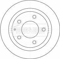 Akebono BN-0745 - Тормозной диск unicars.by