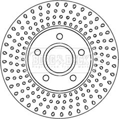 Borg & Beck BBD5304 - Тормозной диск unicars.by