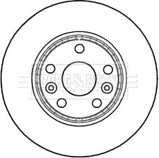 Borg & Beck BBD5323 - Тормозной диск unicars.by