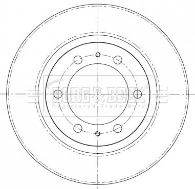 Borg & Beck BBD5375 - Тормозной диск unicars.by