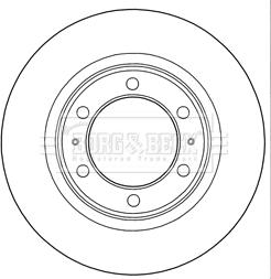 Borg & Beck BBD5289 - Тормозной диск unicars.by