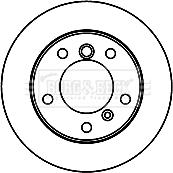 Borg & Beck BBD5751S - Тормозной диск unicars.by