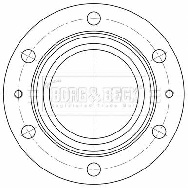 Borg & Beck BBD32592 - Тормозной диск unicars.by