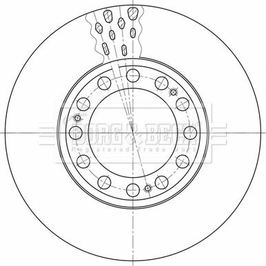 Borg & Beck BBD32604 - Тормозной диск unicars.by