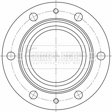 Borg & Beck BBD32633 - Тормозной диск unicars.by