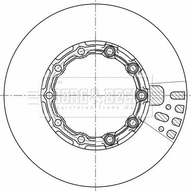 Borg & Beck BBD32676 - Тормозной диск unicars.by