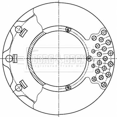 Borg & Beck BBD32891 - Тормозной диск unicars.by