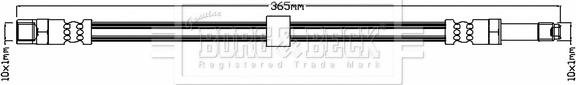 Borg & Beck BBH6873 - Тормозной шланг unicars.by