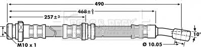 Borg & Beck BBH7007 - Тормозной шланг unicars.by