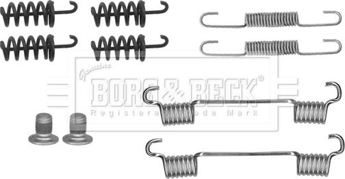 Borg & Beck BBK6284 - Комплектующие, стояночная тормозная система unicars.by