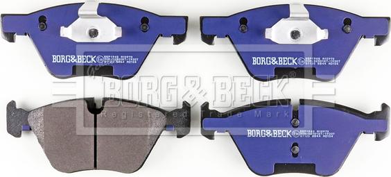 Borg & Beck BBP1948 - Тормозные колодки, дисковые, комплект unicars.by