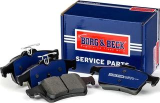 Borg & Beck BBP1943 - Тормозные колодки, дисковые, комплект unicars.by