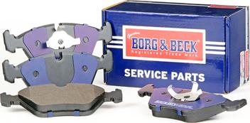 Borg & Beck BBP1460 - Тормозные колодки, дисковые, комплект unicars.by