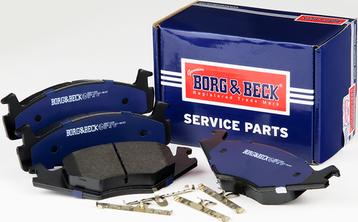 Borg & Beck BBP1420 - Тормозные колодки, дисковые, комплект unicars.by