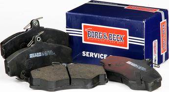 Borg & Beck BBP1428 - Тормозные колодки, дисковые, комплект unicars.by