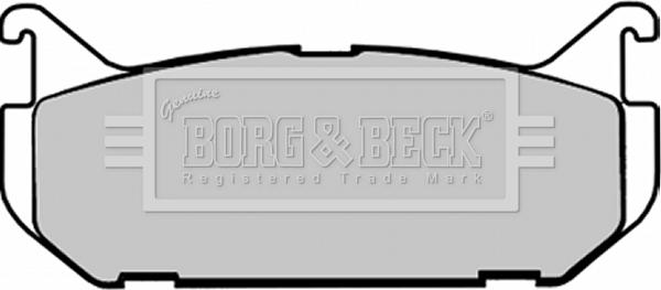 Borg & Beck BBP1546 - Тормозные колодки, дисковые, комплект unicars.by