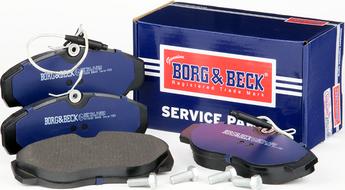 Borg & Beck BBP1561 - Тормозные колодки, дисковые, комплект unicars.by