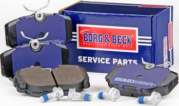 Borg & Beck BBP1507 - Тормозные колодки, дисковые, комплект unicars.by