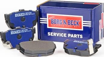 Borg & Beck BBP1527 - Тормозные колодки, дисковые, комплект unicars.by