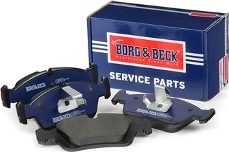 Borg & Beck BBP1627 - Тормозные колодки, дисковые, комплект unicars.by