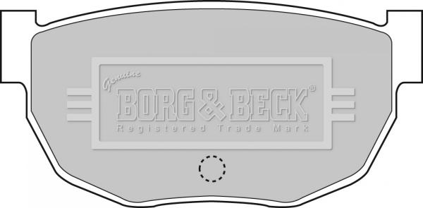 Borg & Beck BBP1046 - Тормозные колодки, дисковые, комплект unicars.by