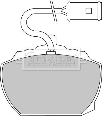 FMSI-VERBAND D0006 - Тормозные колодки, дисковые, комплект unicars.by