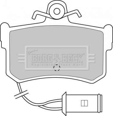 BENDIX 510809 - Тормозные колодки, дисковые, комплект unicars.by