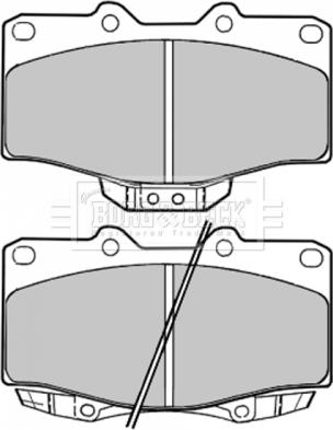 Lucas Electrical GDB3383 - Тормозные колодки, дисковые, комплект unicars.by