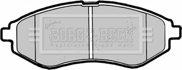 Borg & Beck BBP1879 - Тормозные колодки, дисковые, комплект unicars.by