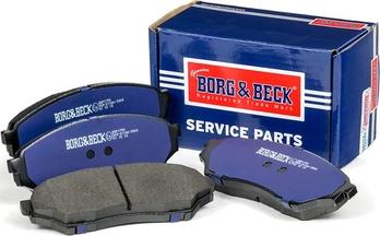 Borg & Beck BBP1759 - Тормозные колодки, дисковые, комплект unicars.by