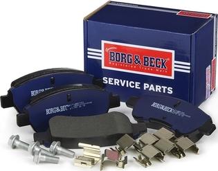 Borg & Beck BBP1703 - Тормозные колодки, дисковые, комплект unicars.by