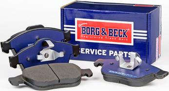 Borg & Beck BBP1731 - Тормозные колодки, дисковые, комплект unicars.by