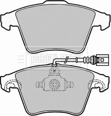 VEMA PE.0857.1 - Тормозные колодки, дисковые, комплект unicars.by