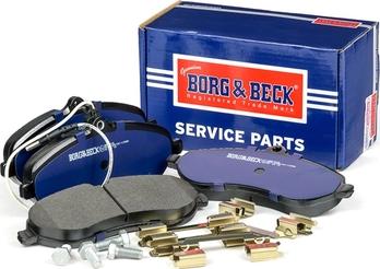 Borg & Beck BBP2030 - Тормозные колодки, дисковые, комплект unicars.by