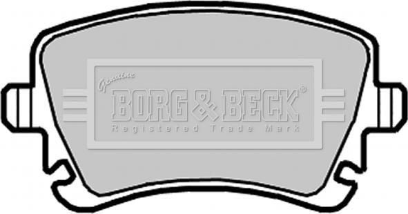 Borg & Beck BBP2139 - Тормозные колодки, дисковые, комплект unicars.by