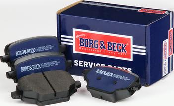 Borg & Beck BBP2864 - Тормозные колодки, дисковые, комплект unicars.by