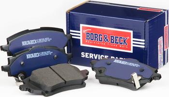 Borg & Beck BBP2860 - Тормозные колодки, дисковые, комплект unicars.by