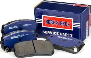 Borg & Beck BBP2804 - Тормозные колодки, дисковые, комплект unicars.by