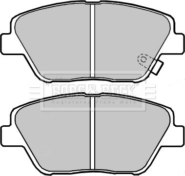 Allied Nippon ADB36080 - Тормозные колодки, дисковые, комплект unicars.by