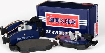 Borg & Beck BBP2310 - Тормозные колодки, дисковые, комплект unicars.by