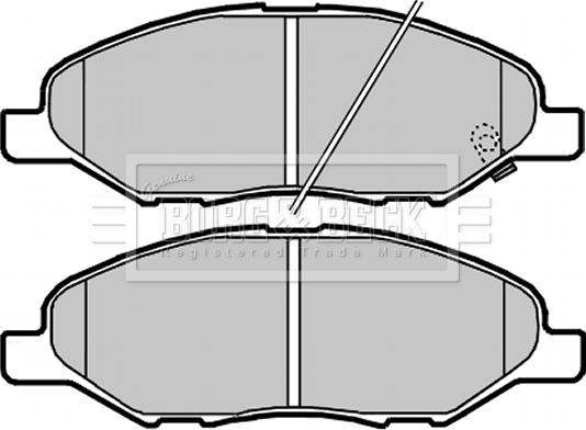 BOSCH 0 986 AB2 098 - Тормозные колодки, дисковые, комплект unicars.by