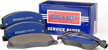 Borg & Beck BBP2268 - Тормозные колодки, дисковые, комплект unicars.by